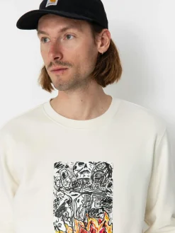 Poetic Collective Sweatshirt Burning Skull