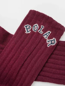 Polar Skate College Logo Socken