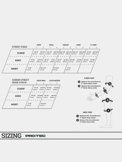 Pro Tec Schützer Street Adult 3 PK Pad Set Open
