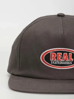 Real Oval Emb Snap Cap