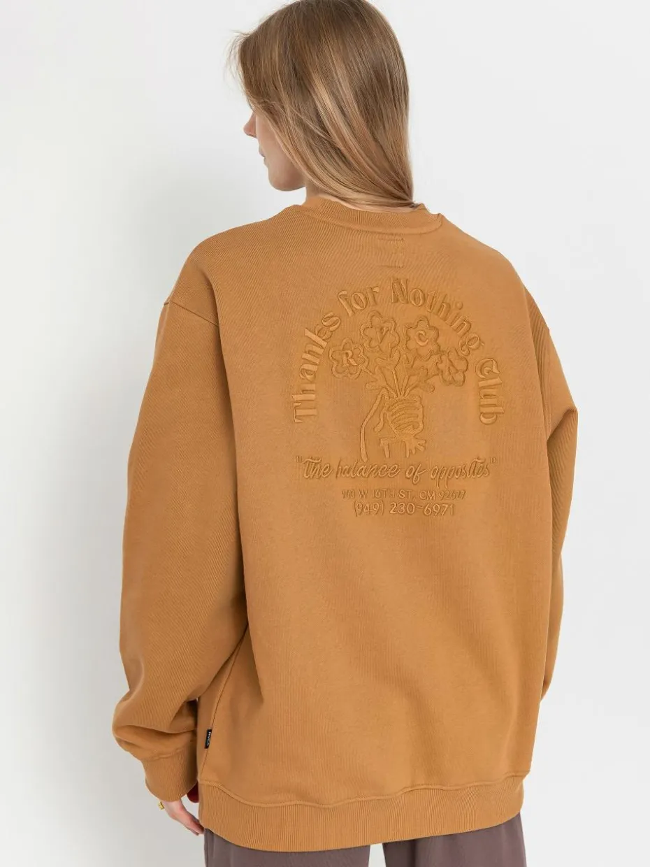 RVCA Sweatshirt Thanks For Nothing Crew