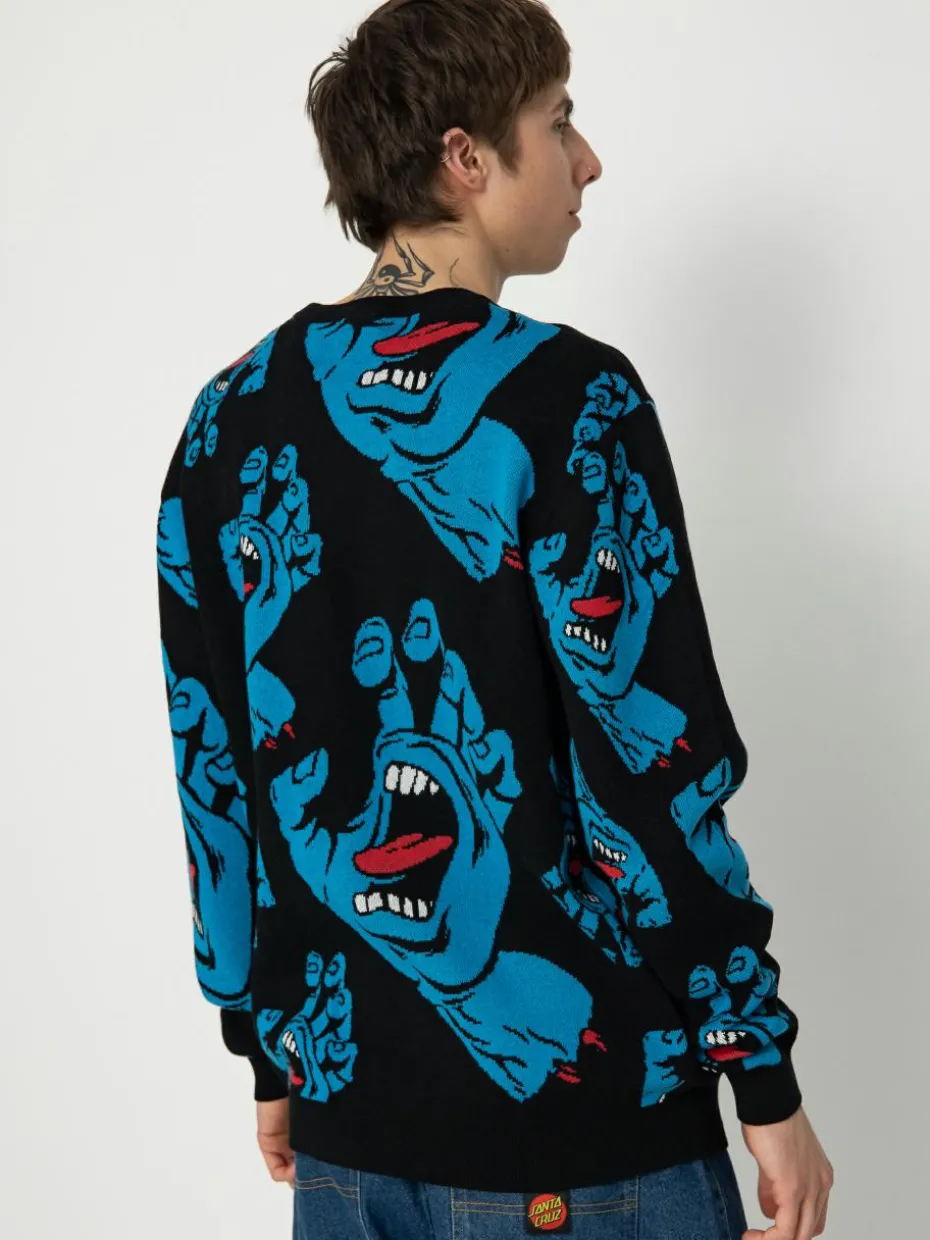 Santa Cruz Hands All Over Knit Sweatshirt