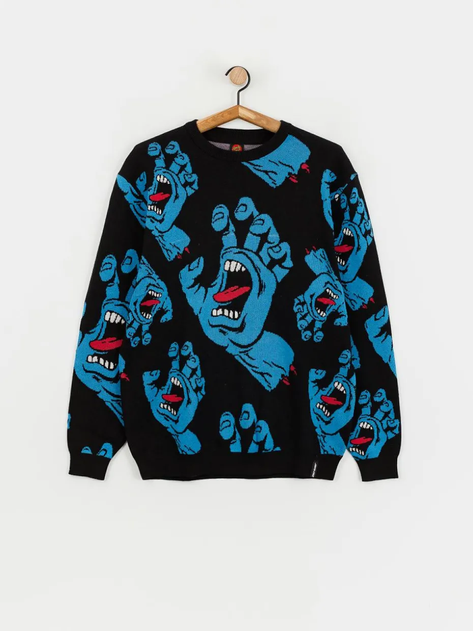 Santa Cruz Hands All Over Knit Sweatshirt