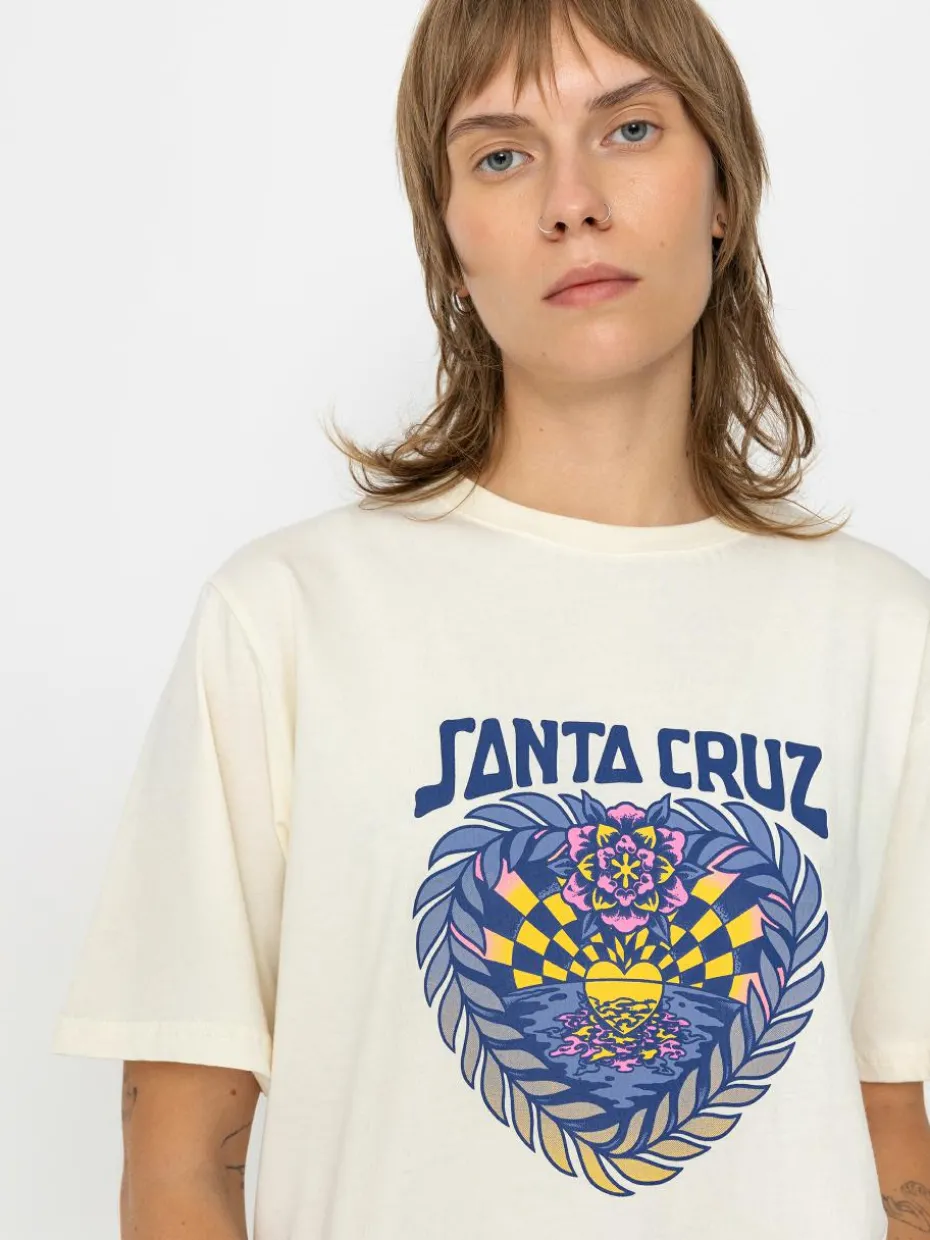 Santa Cruz Heart Set Front Wmn T-Shirt