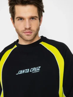 Santa Cruz Strip Front Racer Crew Sweatshirt
