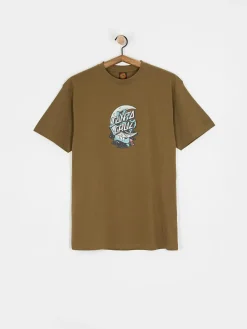 Santa Cruz T-Shirt Crescent Bone Hand