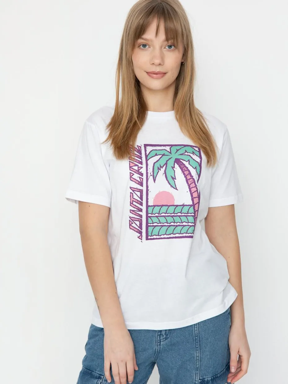Santa Cruz T-Shirt Palm Strip Wmn