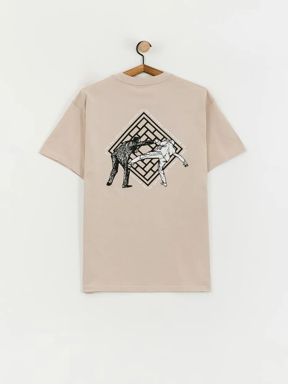 The National Skateboard Co Office Politics Logo T-Shirt