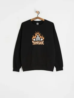 Thrasher Who Cares By Neckface Sweatshirt