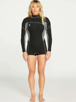 Volcom 2Mm Chest Zip Ls Springsuit Surfanzug Wmn