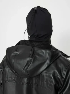 Wasted Paris Kingdom Faux Leather Windbreaker Jacke